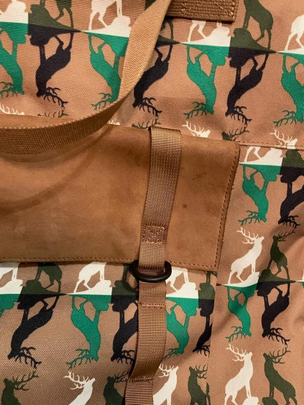 KAVU True Outdoor Wear Canvas Rucksack Backpack Wild Buck Deer Camo